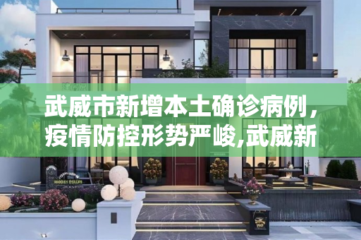 武威市新增本土确诊病例，疫情防控形势严峻,武威新增本土确诊
