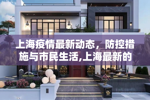 上海疫情最新动态，防控措施与市民生活,上海最新的疫情