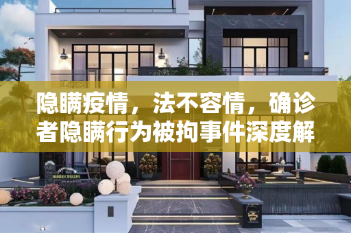 隐瞒疫情，法不容情，确诊者隐瞒行为被拘事件深度解析,确诊者隐瞒行为被拘