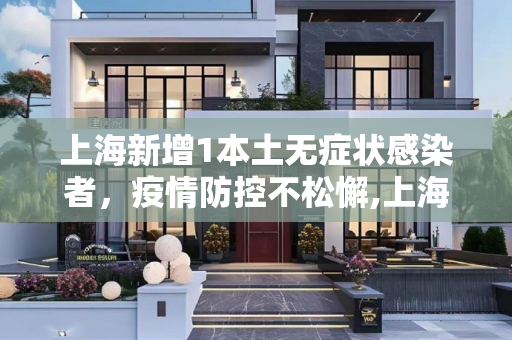 上海新增1本土无症状感染者，疫情防控不松懈,上海新增1本土无症状