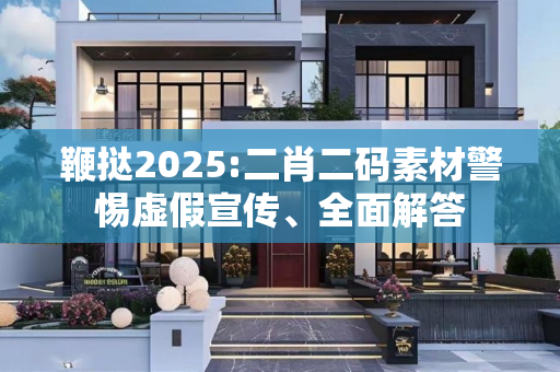 鞭挞2025:二肖二码素材警惕虚假宣传、全面解答